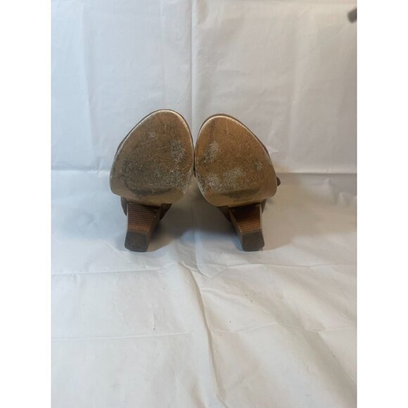 CHARLOTTE Russe Khaki Women's Ankle Faux Suede Boots Size 9 Side Zipper - Picture 4 of 14